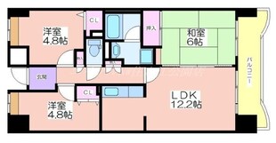 グランデージ住之江の物件間取画像